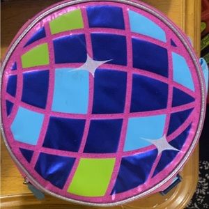 Jojo Siwa + party girl + colorful + small + lunch pouch + used condition